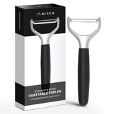 Misen vegetable peeler stainless steel blade for effortless peeling