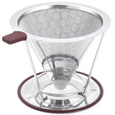 MISETTO pour-over coffee dripper with cone focus for a balanced cup.