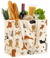 Miss Adola grocery tote with large capacity for groceries.