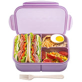 MISS BIG Bento Box with leak-proof seal keeps meals fresh on the go