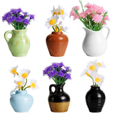 Mity Rain mini vase magnet on fridge holding notes and photos for organized spaces.