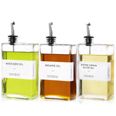 MIWUYI olive oil dispenser bottle pour for precise drizzling on salads
