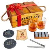 Mixology & Craft premium whiskey set featuring two crystal glasses for refined pours.