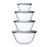 M MCIRCO glass mixing bowls 0.8 qt assembled for quick prep and small-batch mixing