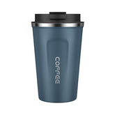 MOMSIV travel mug in blue with leakproof lid for travel and coffee on the go.
