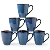 MONITO Starry Blue 17oz mug with handle, ideal for hot beverages.