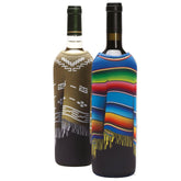 Monkey Business wine bottle poncho cover design highlights colorful, playful style for table settings