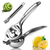 MONKKINO lemon squeezer top view with ergonomic design for easy juicing.