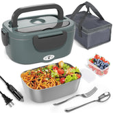 Monteka electric lunch box with visible outer shell for easy, mess-free meals on the go