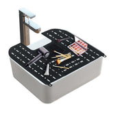 MONVIE foldable sink cover over-sink mat expands counter space and keeps items organized.