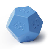 Mooas Dodecagon Time Ball blue front view showing compact desk timer for focus sessions