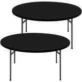 Moosfor Round Spandex Tablecloth edge wrap-around safeguards snug fit for windy outdoor meals