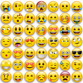 MORCART 54Pcs Emoji Magnets packaging with storage box for gifting.