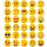 MORCART emoji magnets brighten the fridge with colorful faces and quick reminders.