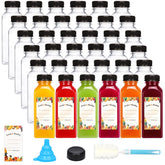 Moretoes 12oz juice bottle with clear cap for on the go drinks