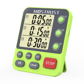MOSTRUST digital dual timer with bold front display for precise cooking timing