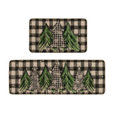 Moutina Merry Christmas Trees door mat 17x29 adds festive welcome to entryways.