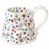 Movlen 20oz floral mug with generous capacity for coffee or tea at home.