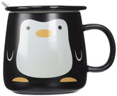 Moyishi Penguin mug front view, perfect for daily tea rituals and cozy mornings.