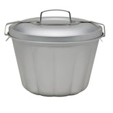 Mrs. Anderson's Baking pudding mold nonstick surface for effortless release of steamed puddings.
