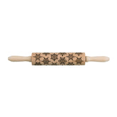 Mrs. Anderson’s Baking snowflake rolling pin embossing for decorative cookies and fondant.