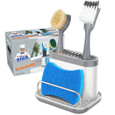 MR.SIGA sink caddy front compartment keeps sponges organized and within reach
