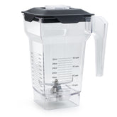 MRX Solutions 75oz container pitcher with precise measurements for consistent blends.