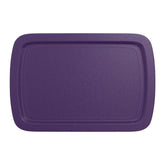 MRX Solutions Pyrex 9x13 lid with cut-out handles seals in freshness.