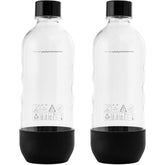 MRX Solutions 1L black bottle for SodaStream, reusable and durable.
