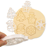 Mtruil snowflake 3D cookie cutter for festive cookies and decorations