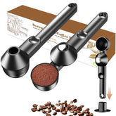 Mudygelay coffee scoop with funnel for mess-free pouring into pods