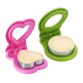 MULIRE Uncrustables circle cutter 2-pack creates neat sandwich pockets for kids.