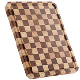Musifan Acacia cutting board large work surface offers durable stability for daily meal prep.