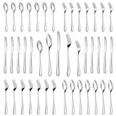 MUTNITT 30-piece set: dinner forks with mirror polish for everyday dining.
