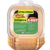 Mutvle Chefman 6qt liners packaging shows 200 pieces for easy meal prep.