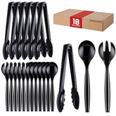 MWELLEWM serving spoons 10-inch for buffet service with easy portion control.