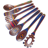 MYRAINBOW spatula set with dense pakkawood for smooth nonstick cooking