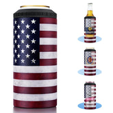 MYTHQUATE 3-in-1 slim can cooler fits 12oz cans for cold drinks on the go.