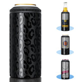 MYTHQUATE 3 in 1 slim can cooler hugs a 12oz can for extended chill.