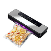 NAKZEN Vacuum Sealer Machine front view, showcasing sleek design for fresh food storage.