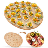 Namre' deviled egg tray 24 holes keeps eggs secure for gatherings.