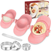 NAMUPIE 7-piece dumpling kit in pink, complete set for family dumpling nights