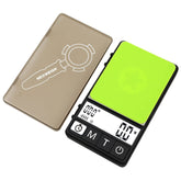 NEOWEIGH espresso scale on a drip tray for precise espresso dosing.