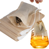 NEPAK loose tea filter bags with unbleached paper for clean brews