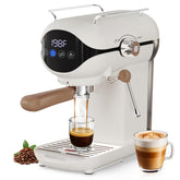 Nesskoko espresso machine front view showing 20 bar pump for rich shots