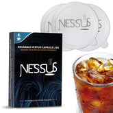 NESSUS foil seal lid for Vertuo pods ensures airtight reuse.