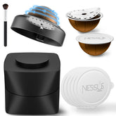 NESSUS Vertuo lid remover demonstrates easy lid removal for faster refills.