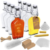 Nevlers swing-top bottle close-up with secure cap for leak-free storage.