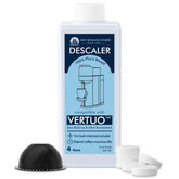 New England Stories descaling kit bottle for Vertuo removes mineral buildup for smoother pours
