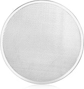 New Star 50974 pizza baking screen with seamless 16-inch rim for even baking